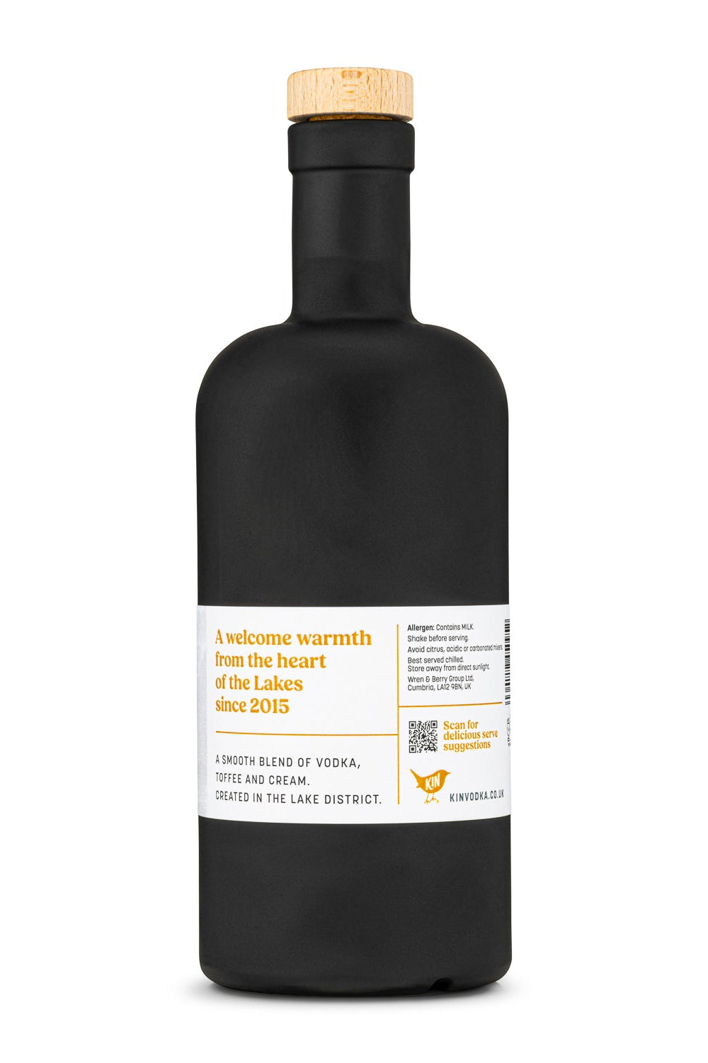 KIN Toffee Cream Liqueur 700ml Back