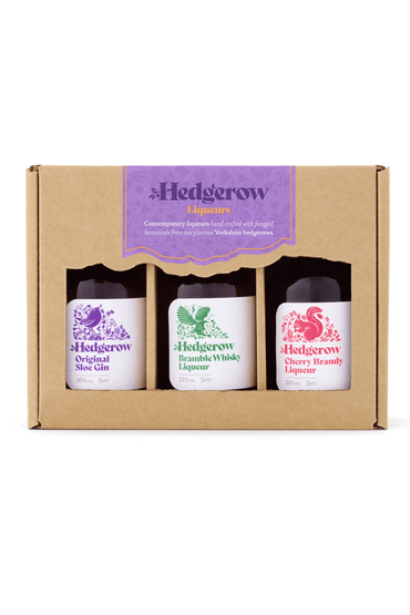 Hedgerow Liqueurs trio pack