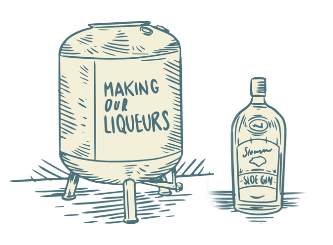 Making Our Liqueurs - Sloe Gin - Sloemotion Distillery